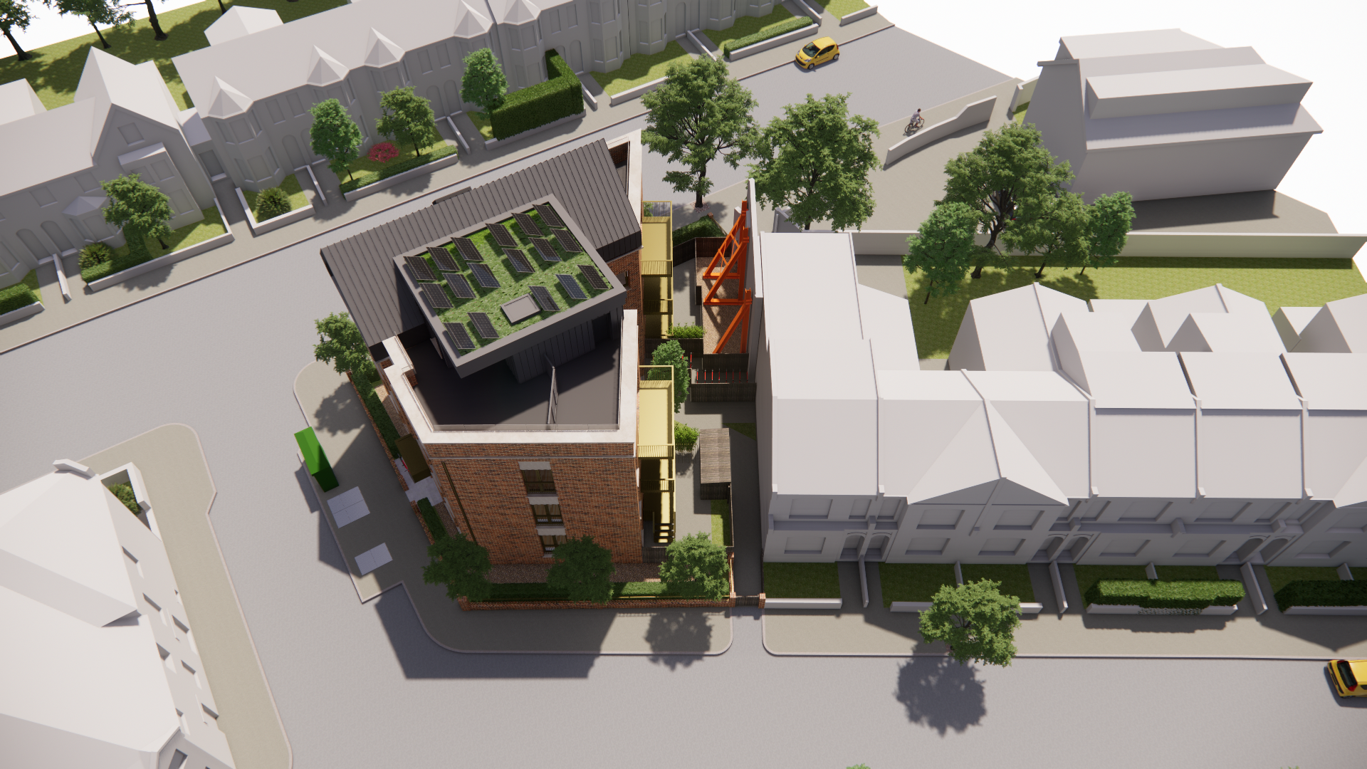 Earlsfield Road Ariel View