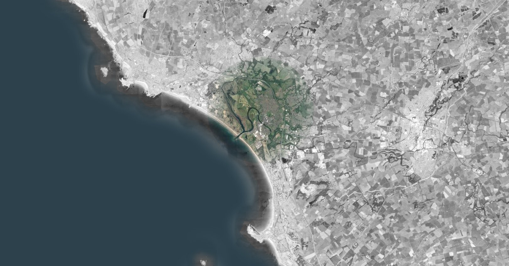 Irvine Aerial Location Plan